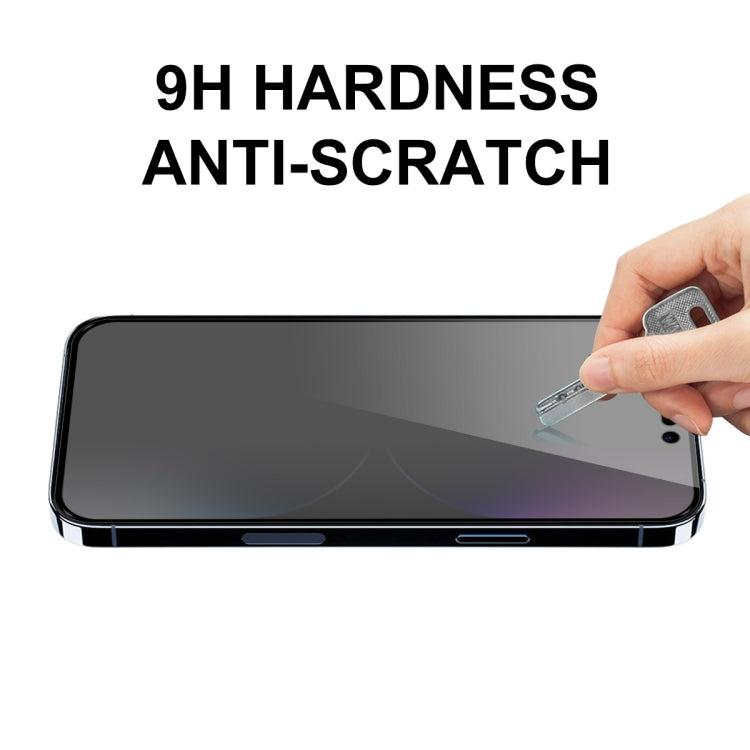 ENKAY 28 Degree Anti-peeping Tempered Glass Film for iPhone 14 Pro, For iPhone 14 Pro (1 PC), For iPhone 14 Pro (2 PCS), For iPhone 14 Pro (5 PCS)