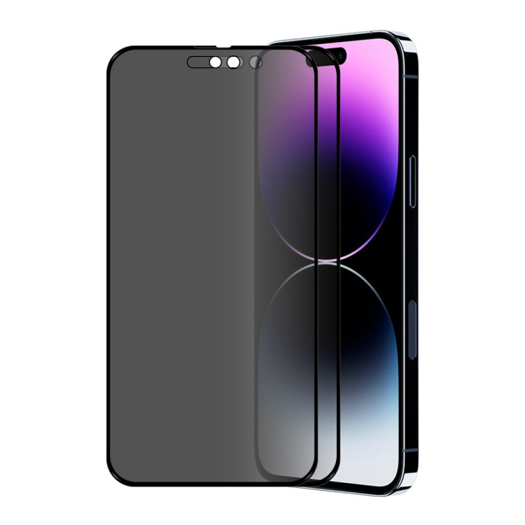 ENKAY 28 Degree Anti-peeping Tempered Glass Film for iPhone 14 Pro, For iPhone 14 Pro (1 PC), For iPhone 14 Pro (2 PCS), For iPhone 14 Pro (5 PCS)