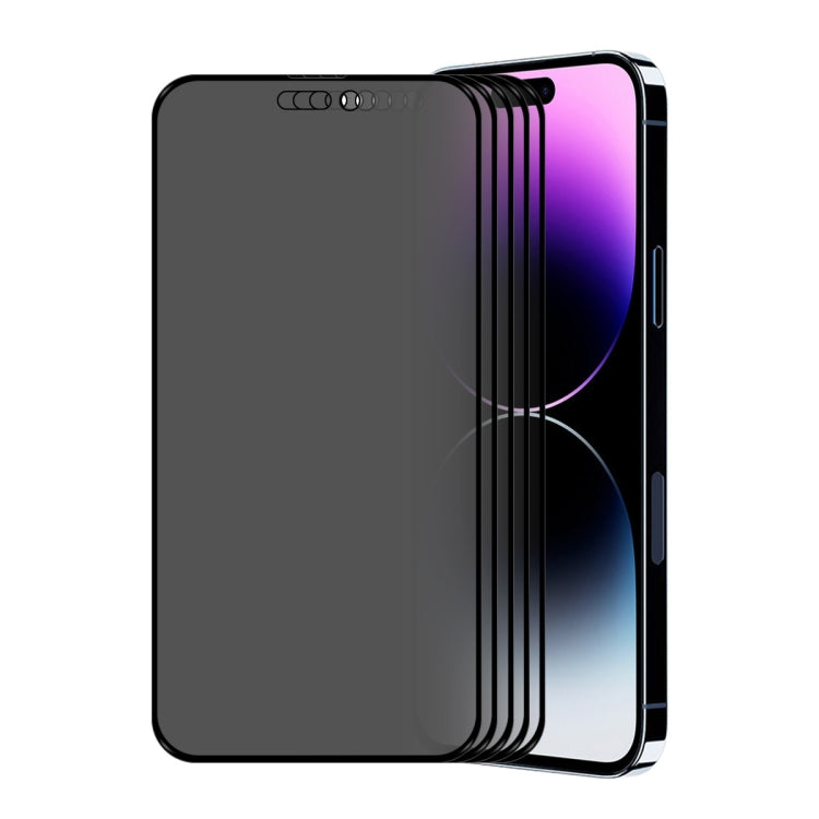 ENKAY 28 Degree Anti-peeping Tempered Glass Film for iPhone 14 Pro, For iPhone 14 Pro (1 PC), For iPhone 14 Pro (2 PCS), For iPhone 14 Pro (5 PCS)