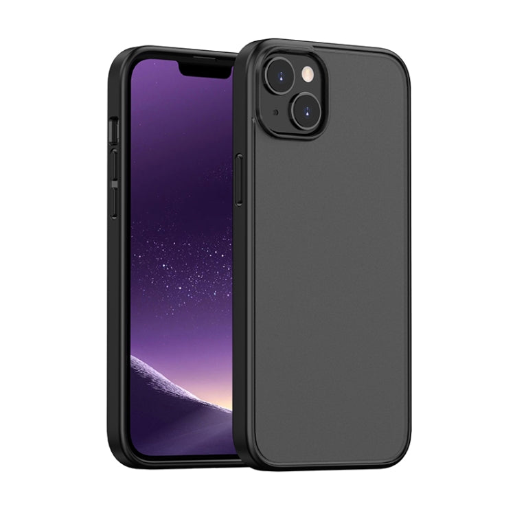Skin Feel Frosted Color Button Phone Case, For iPhone 14, For iPhone 14 Plus, For iPhone 14 Pro, For iPhone 14 Pro Max