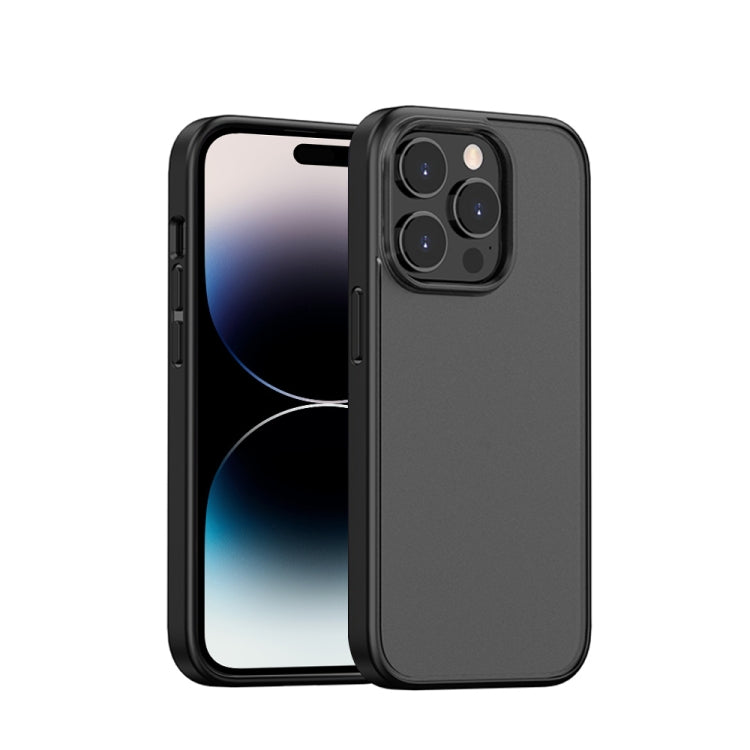 Skin Feel Frosted Color Button Phone Case, For iPhone 14, For iPhone 14 Plus, For iPhone 14 Pro, For iPhone 14 Pro Max