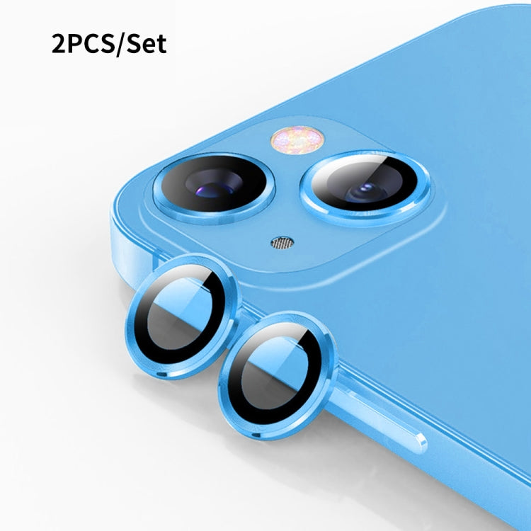 ENKAY 9H Rear Lens Aluminium Alloy Tempered Glass Film For iPhone 14 / 14 Max, For iPhone 14 / 14 Plus