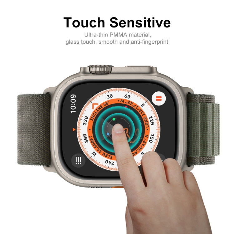 1 PCS ENKAY 3D Soft PC Edge PMMA Screen Film For Apple Watch Ultra / Ultra 2 / Ultra 3 49mm, 1 PCS, 2 PCS, 5 PCS, 10 PCS