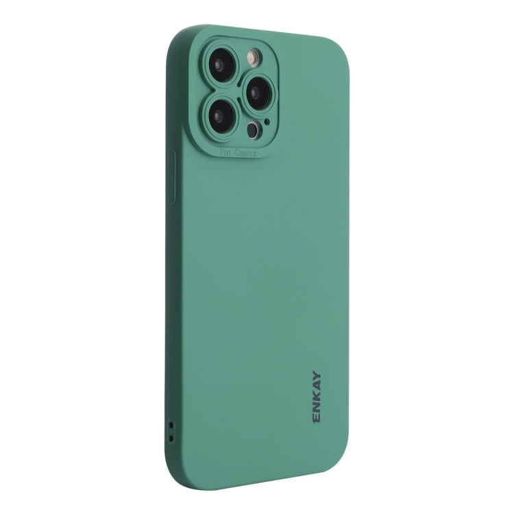 ENKAY Liquid Silicone Shockproof Phone Case For iPhone 14 Pro Max, For iPhone 14 Pro Max