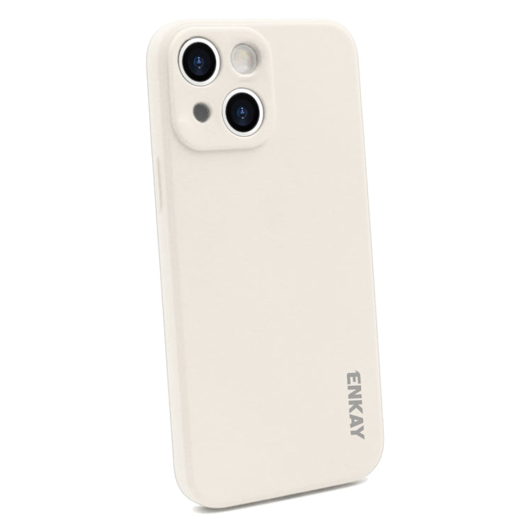 For iPhone 14 ENKAY Liquid Silicone Shockproof Soft Phone Case, For iPhone 14