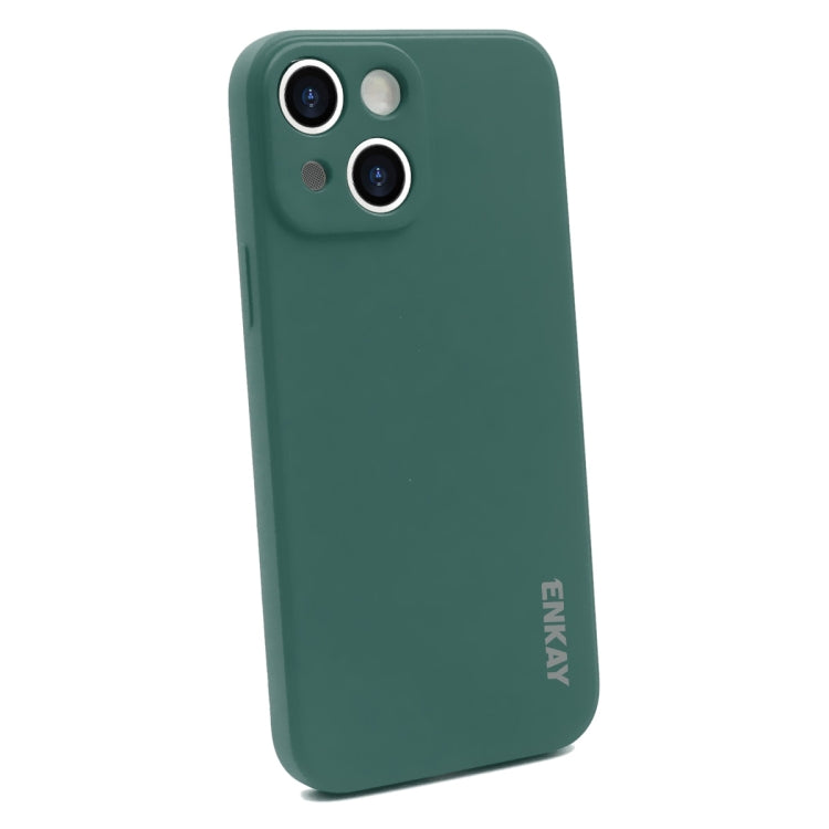 For iPhone 14 ENKAY Liquid Silicone Shockproof Soft Phone Case, For iPhone 14
