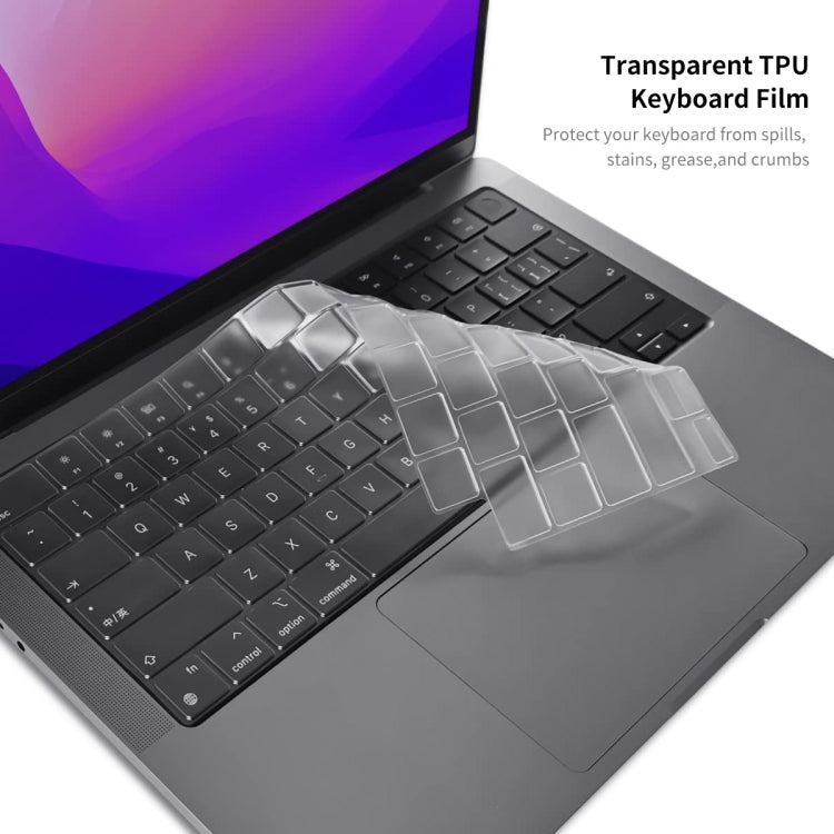 For MacBook Air 13.6 2022/2024 A2681 (M2) / A3113 (M3) ENKAY Hat-Prince 3 in 1 Protective Bracket Case Cover Hard Shell with TPU Keyboard Film / Anti-dust Plugs, For MacBook Air 13.6 2022/2024 A2681 (M2) / A3113 (M3)...