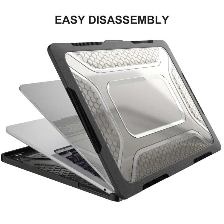 For MacBook Air 13.6 2022/2024 A2681 (M2) / A3113 (M3) ENKAY Hat-Prince 3 in 1 Protective Bracket Case Cover Hard Shell with TPU Keyboard Film / Anti-dust Plugs, For MacBook Air 13.6 2022/2024 A2681 (M2) / A3113 (M3)...