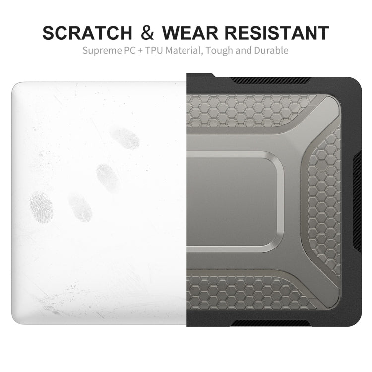 For MacBook Air 13.6 2022/2024 A2681 (M2) / A3113 (M3) ENKAY Hat-Prince 3 in 1 Protective Bracket Case Cover Hard Shell with TPU Keyboard Film / Anti-dust Plugs, For MacBook Air 13.6 2022/2024 A2681 (M2) / A3113 (M3)...