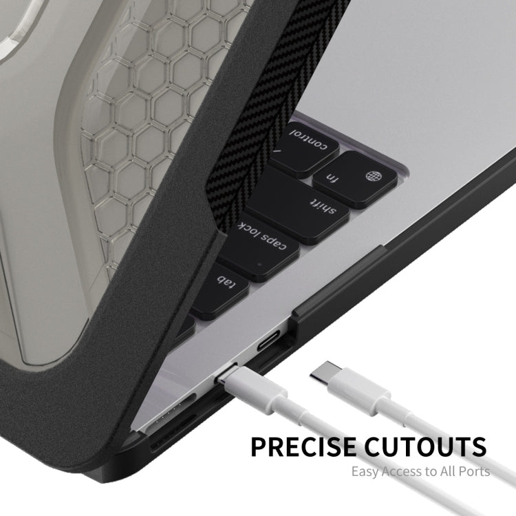 For MacBook Air 13.6 2022/2024 A2681 (M2) / A3113 (M3) ENKAY Hat-Prince 3 in 1 Protective Bracket Case Cover Hard Shell with TPU Keyboard Film / Anti-dust Plugs, For MacBook Air 13.6 2022/2024 A2681 (M2) / A3113 (M3)...