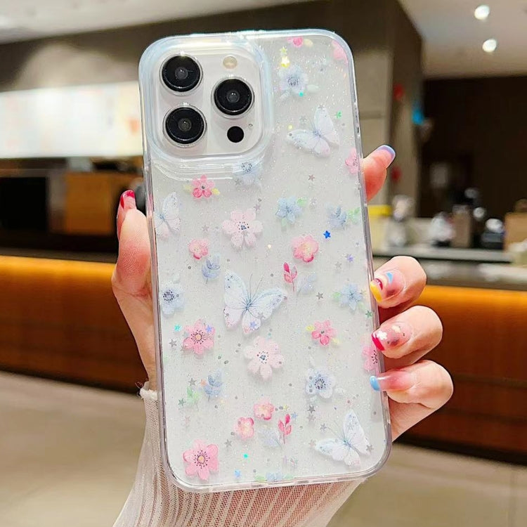 Fresh Small Floral Epoxy TPU Phone Case, For iPhone 14 Plus, For iPhone 14, For iPhone 14 Pro, For iPhone 14 Pro Max