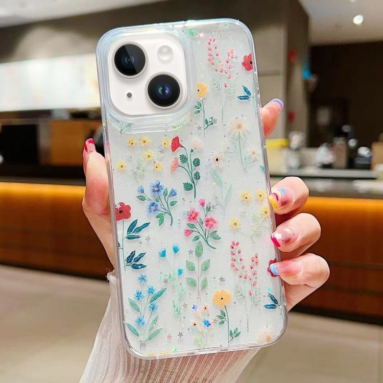 Fresh Small Floral Epoxy TPU Phone Case, For iPhone 7 / 8 / SE 2022, For iPhone 13 Pro Max, For iPhone 13 Pro, For iPhone 13