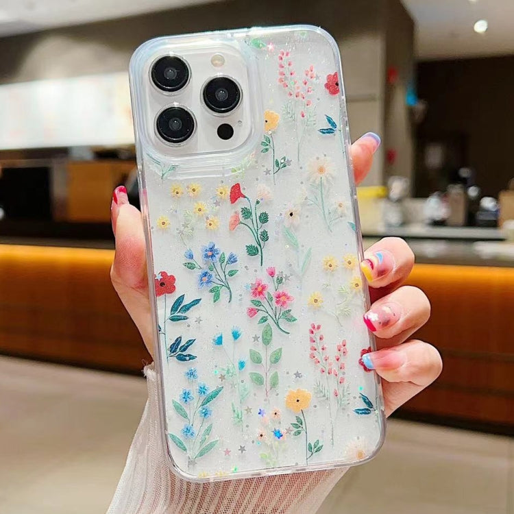Fresh Small Floral Epoxy TPU Phone Case, For iPhone 13 mini, For iPhone 12, For iPhone 12 Pro Max, For iPhone 12 Pro