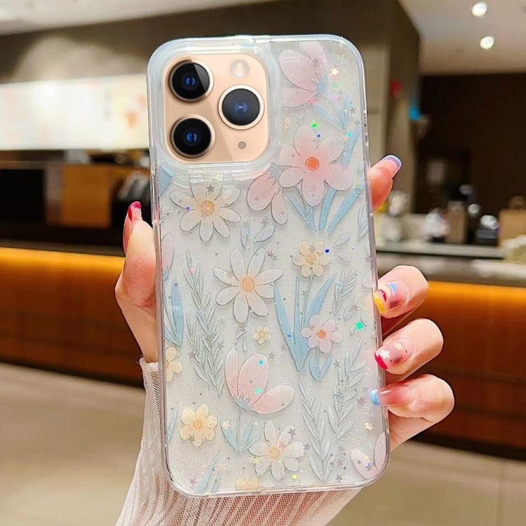 Fresh Small Floral Epoxy TPU Phone Case, For iPhone 13 mini, For iPhone 12, For iPhone 12 Pro Max, For iPhone 12 Pro