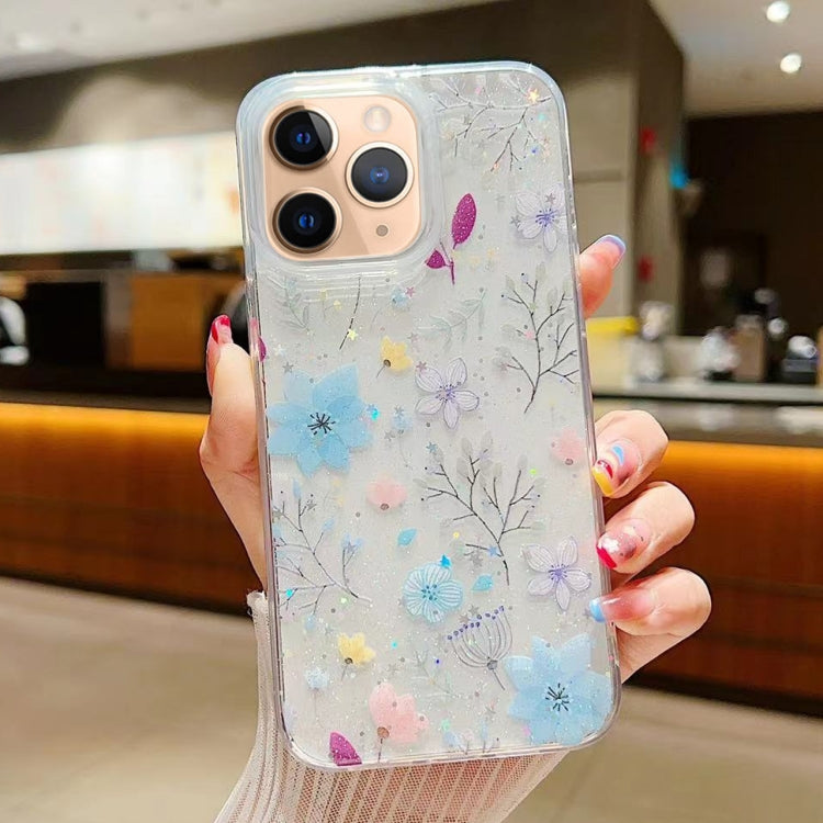 Fresh Small Floral Epoxy TPU Phone Case, For iPhone 13 mini, For iPhone 12, For iPhone 12 Pro Max, For iPhone 12 Pro