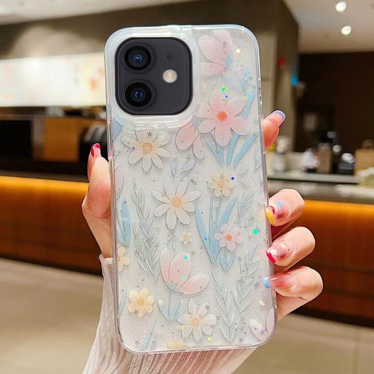 Fresh Small Floral Epoxy TPU Phone Case, For iPhone 12 mini, For iPhone 11 Pro Max, For iPhone 11, For iPhone 11 Pro