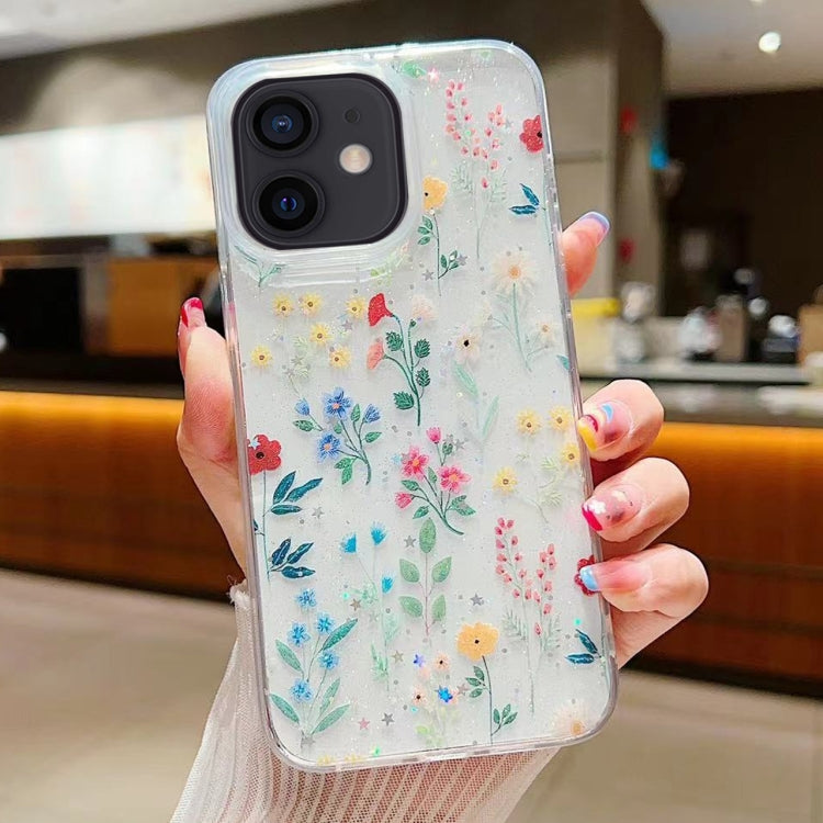 Fresh Small Floral Epoxy TPU Phone Case, For iPhone 12 mini, For iPhone 11 Pro Max, For iPhone 11, For iPhone 11 Pro