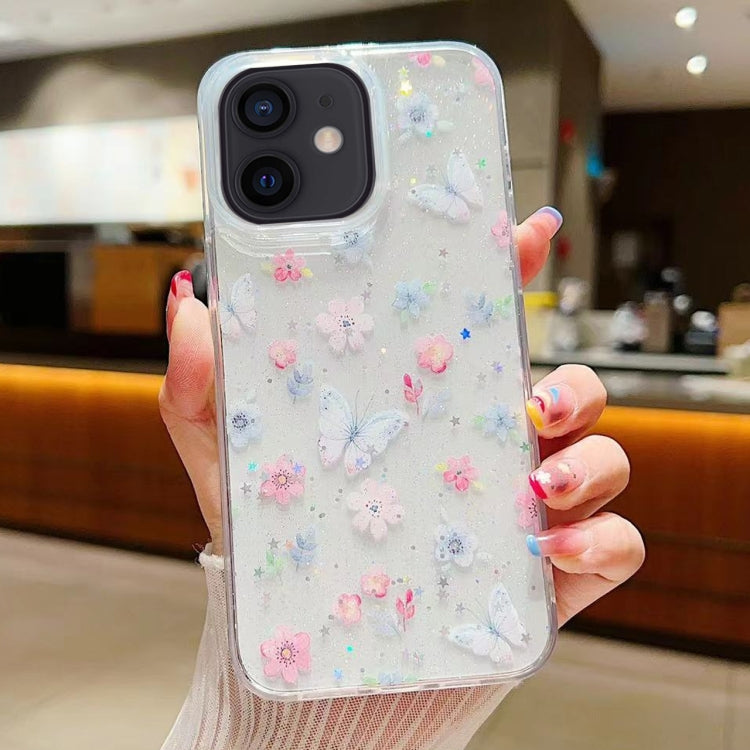 Fresh Small Floral Epoxy TPU Phone Case, For iPhone 12 mini, For iPhone 11 Pro Max, For iPhone 11, For iPhone 11 Pro
