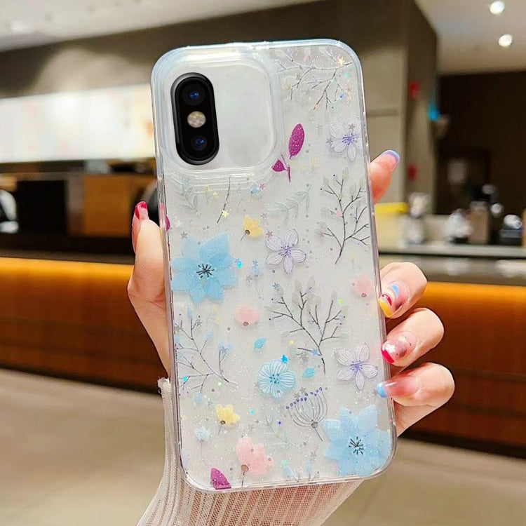 Fresh Small Floral Epoxy TPU Phone Case, For iPhone XR, For iPhone XS Max, For iPhone 7 Plus / 8 Plus, For iPhone X / XS
