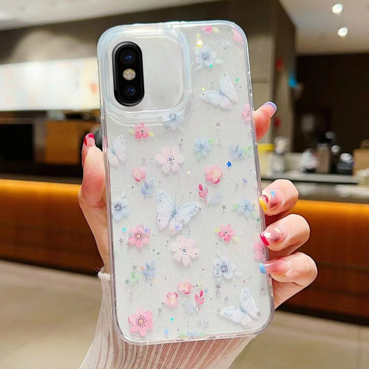 Fresh Small Floral Epoxy TPU Phone Case, For iPhone XR, For iPhone XS Max, For iPhone 7 Plus / 8 Plus, For iPhone X / XS