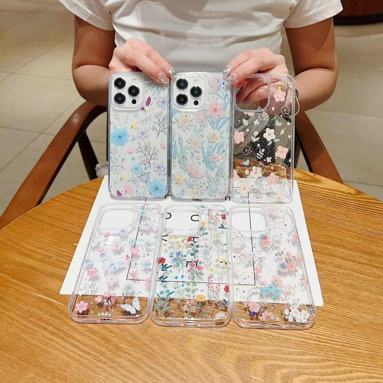 Fresh Small Floral Epoxy TPU Phone Case, For iPhone 13 mini, For iPhone 12, For iPhone 12 Pro Max, For iPhone 12 Pro