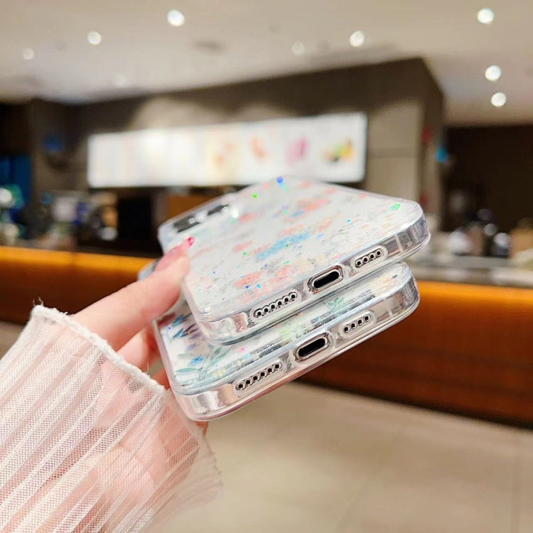 Fresh Small Floral Epoxy TPU Phone Case, For iPhone 16 Pro Max, For iPhone 16 Pro, For iPhone 16 Plus, For iPhone 16