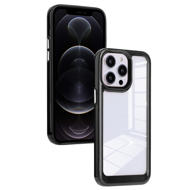 Solid Solor TPU Space Acrylic Phone Case, For iPhone 12 Pro, For iPhone 12 Pro Max, For iPhone 13