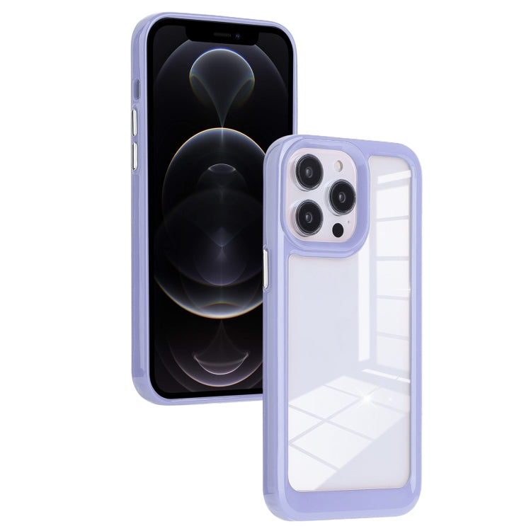 Solid Solor TPU Space Acrylic Phone Case, For iPhone 12 Pro, For iPhone 12 Pro Max, For iPhone 13