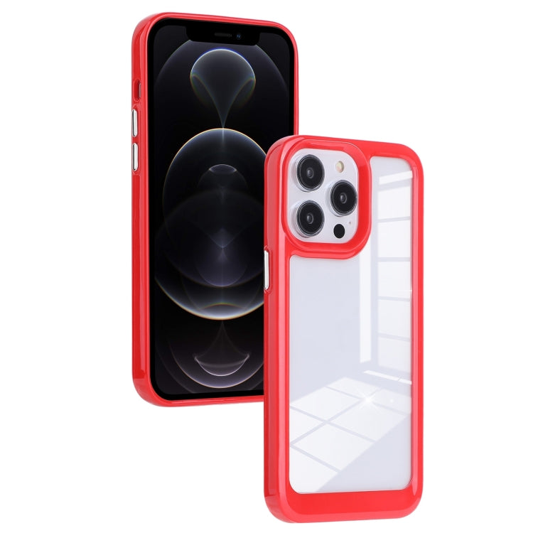 Solid Solor TPU Space Acrylic Phone Case, For iPhone 12 Pro, For iPhone 12 Pro Max, For iPhone 13