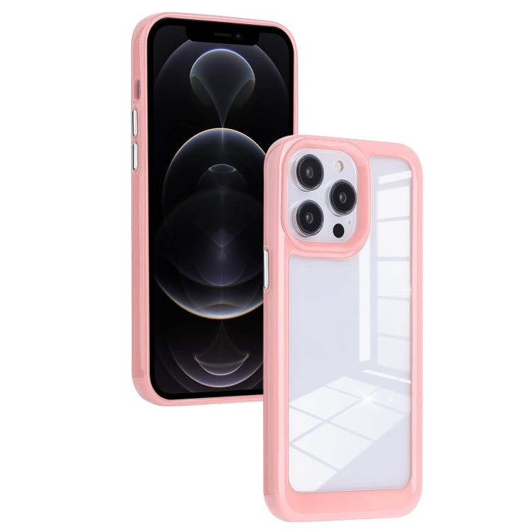 Solid Solor TPU Space Acrylic Phone Case, For iPhone 12 Pro, For iPhone 12 Pro Max, For iPhone 13