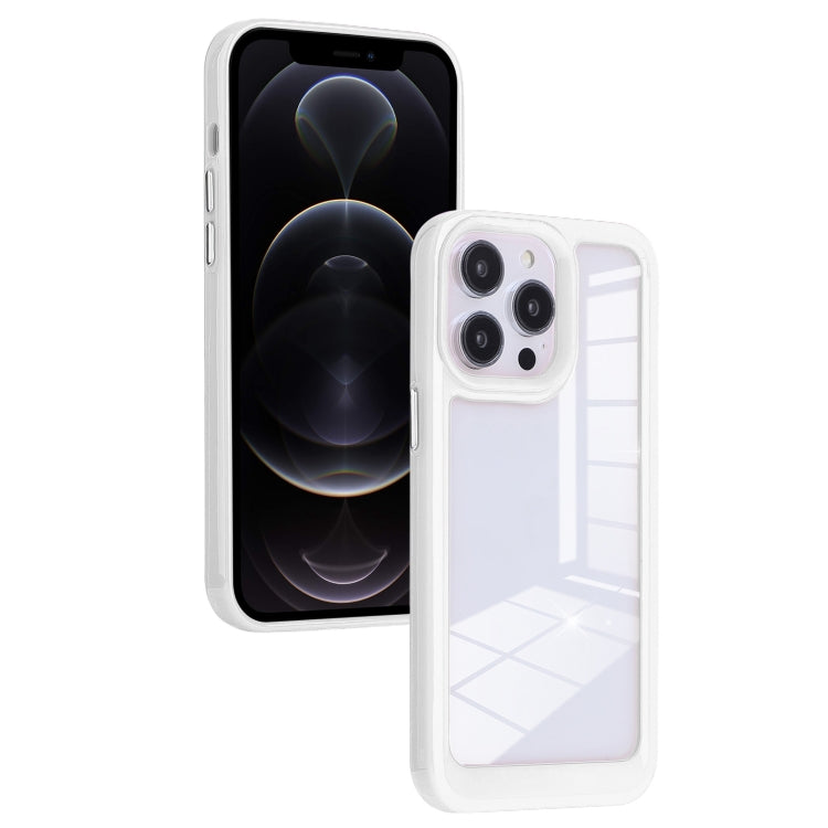Solid Solor TPU Space Acrylic Phone Case, For iPhone 12 Pro, For iPhone 12 Pro Max, For iPhone 13