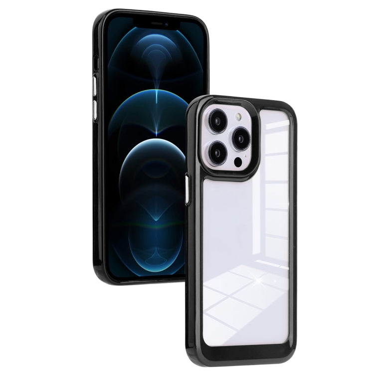 Solid Solor TPU Space Acrylic Phone Case, For iPhone 12 Pro, For iPhone 12 Pro Max, For iPhone 13
