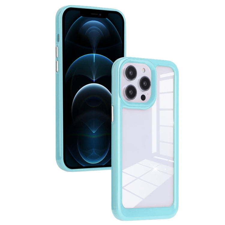 Solid Solor TPU Space Acrylic Phone Case, For iPhone 12 Pro, For iPhone 12 Pro Max, For iPhone 13