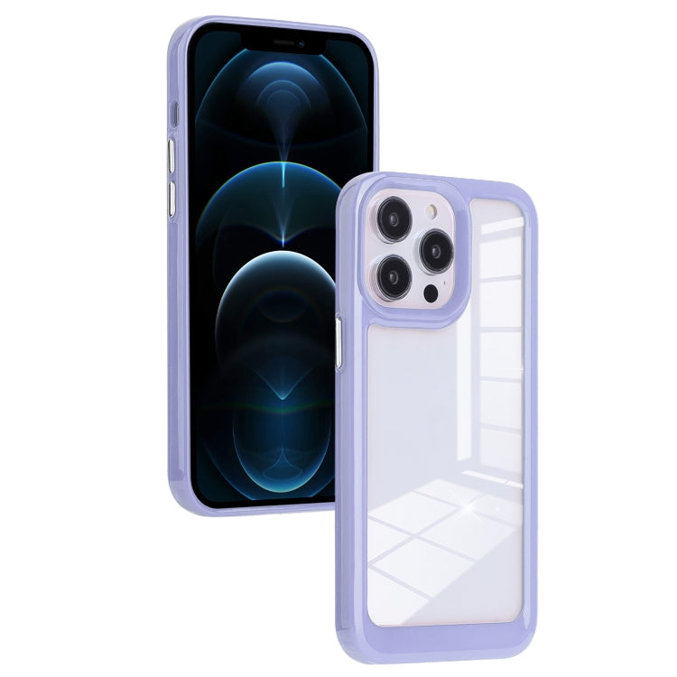 Solid Solor TPU Space Acrylic Phone Case, For iPhone 12 Pro, For iPhone 12 Pro Max, For iPhone 13