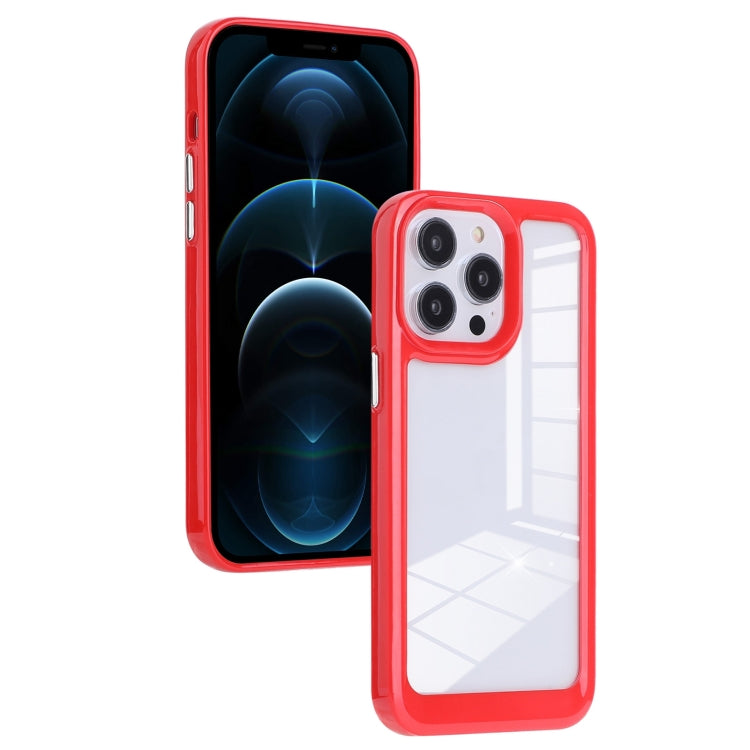 Solid Solor TPU Space Acrylic Phone Case, For iPhone 12 Pro, For iPhone 12 Pro Max, For iPhone 13
