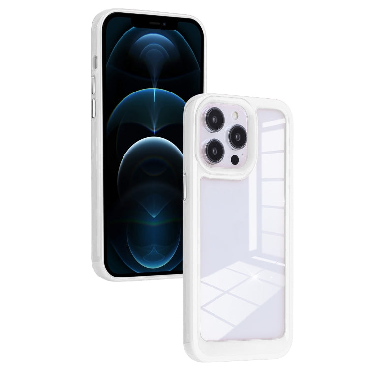 Solid Solor TPU Space Acrylic Phone Case, For iPhone 12 Pro, For iPhone 12 Pro Max, For iPhone 13