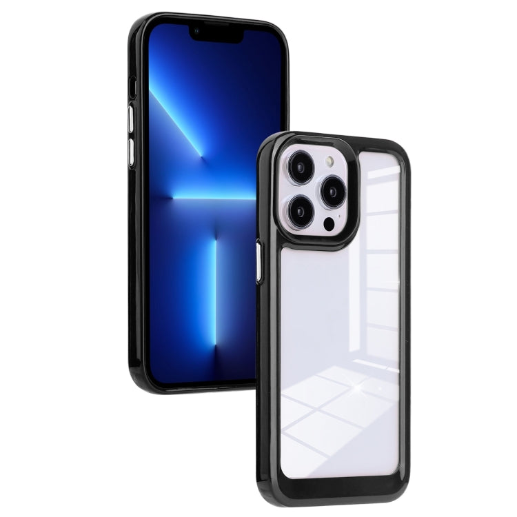 Solid Solor TPU Space Acrylic Phone Case, For iPhone 14, For iPhone 13 Pro, For iPhone 13 Pro Max