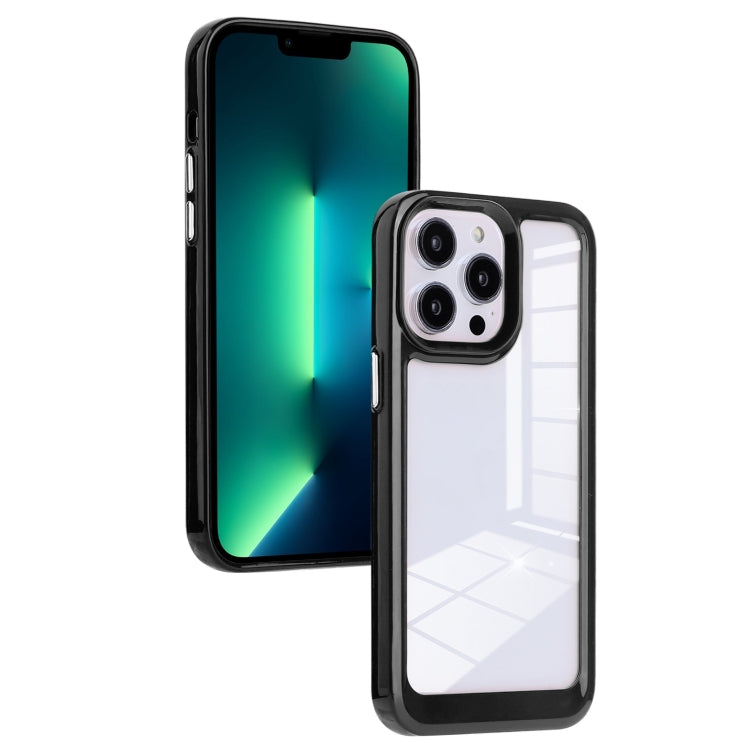 Solid Solor TPU Space Acrylic Phone Case, For iPhone 14, For iPhone 13 Pro, For iPhone 13 Pro Max