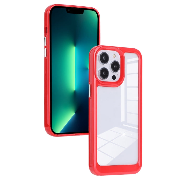 Solid Solor TPU Space Acrylic Phone Case, For iPhone 14, For iPhone 13 Pro, For iPhone 13 Pro Max