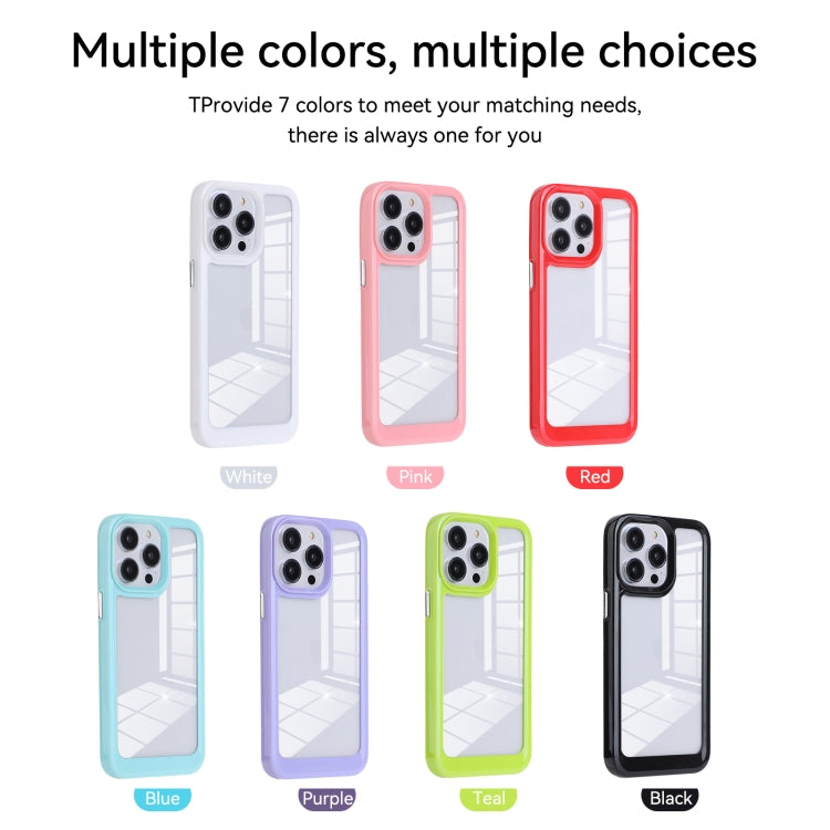 Solid Solor TPU Space Acrylic Phone Case, For iPhone 14 Pro, For iPhone 14 Pro Max