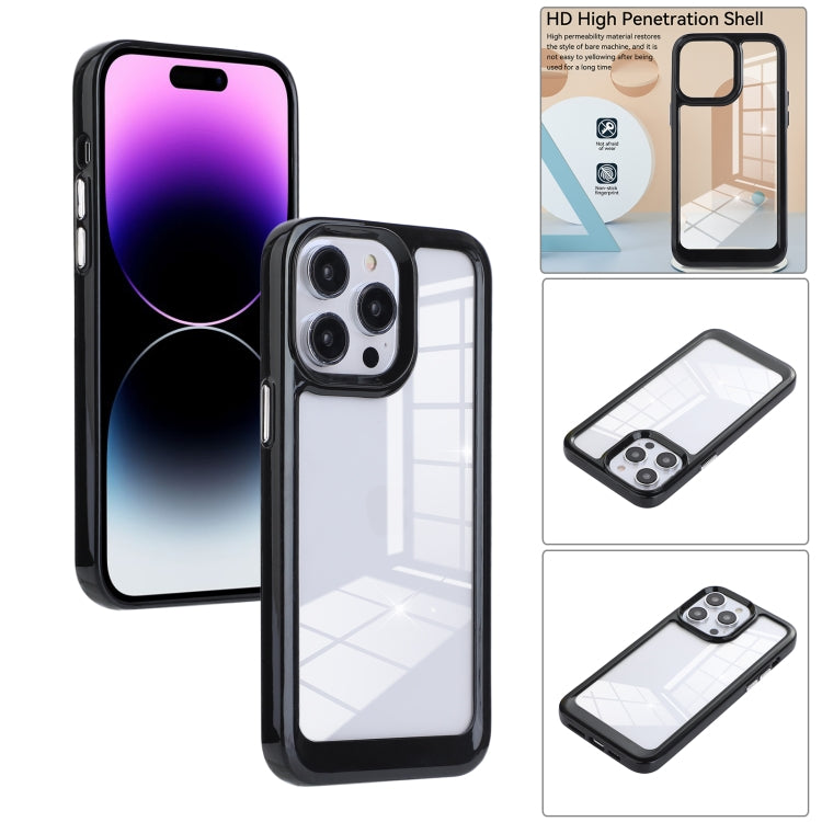 Solid Solor TPU Space Acrylic Phone Case, For iPhone 14 Pro, For iPhone 14 Pro Max