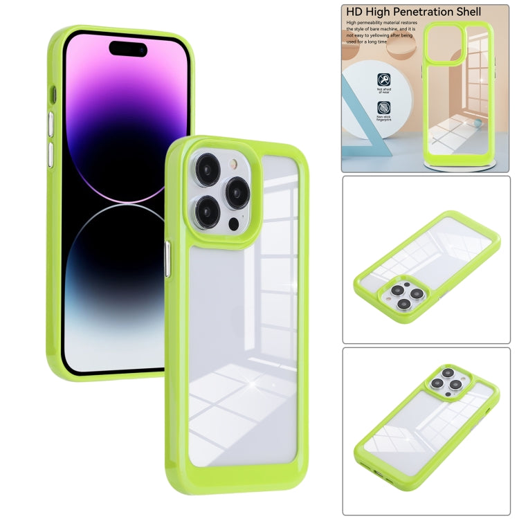 Solid Solor TPU Space Acrylic Phone Case, For iPhone 14 Pro, For iPhone 14 Pro Max