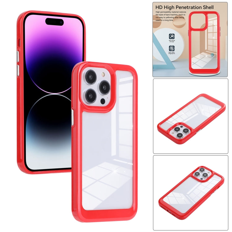 Solid Solor TPU Space Acrylic Phone Case, For iPhone 14 Pro, For iPhone 14 Pro Max