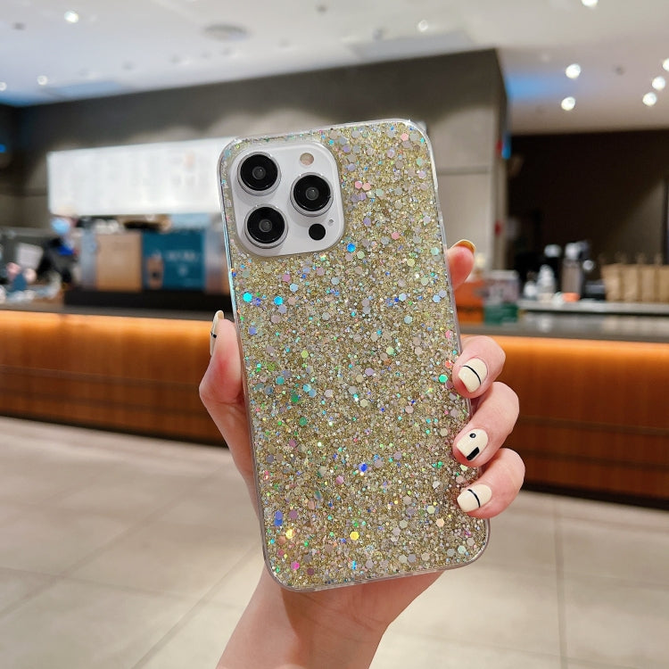 Glitter Sequins Epoxy TPU Phone Case, For iPhone 14 Pro Max, For iPhone 14 Plus, For iPhone 14 Pro