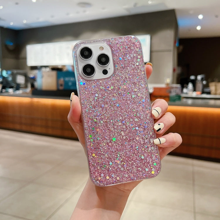 Glitter Sequins Epoxy TPU Phone Case, For iPhone 14, For iPhone 13 Pro Max, For iPhone 13 Pro