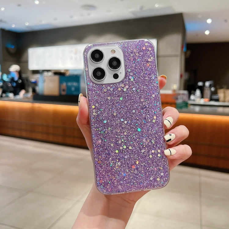Glitter Sequins Epoxy TPU Phone Case, For iPhone 13, For iPhone 13 mini, For iPhone 12 Pro Max