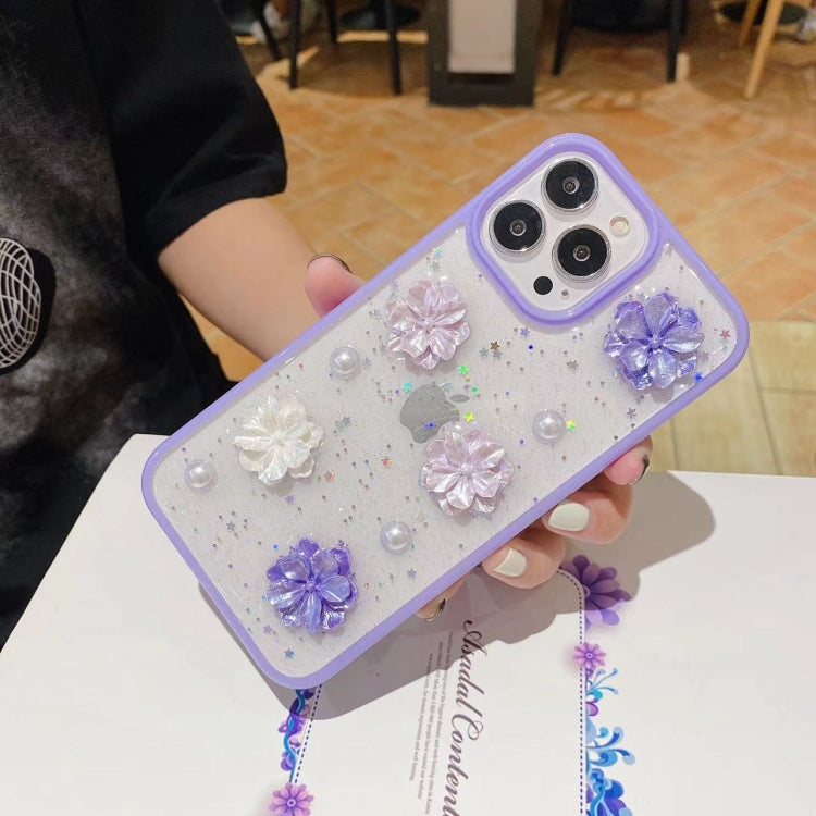 3D Bow Flowers Glitter Epoxy TPU Phone Case, For iPhone 14 Pro Max, For iPhone 14 Plus, For iPhone 14 Pro, For iPhone 14, For iPhone 13 Pro Max, For iPhone 13 Pro, For iPhone 13, For iPhone 13 mini, For iPhone 12 Pro Max, For iPhone 12 Pro, For iPhone ...