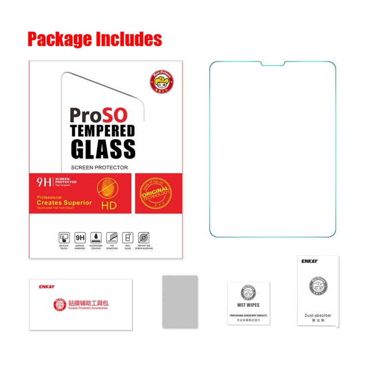 For iPad Pro 12.9 2022 / 2021 / 2020 / 2018 ENKAY 0.33mm Explosion-proof Tempered Glass Film, For iPad Pro 12.9 2022 / 2021 / 2020 / 2018(1pc), For iPad Pro 12.9 2022 / 2021 / 2020 / 2018(2pcs)