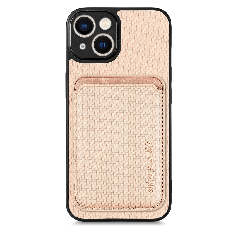 Carbon Fiber Leather Card Magsafe Magnetic Phone Case, For iPhone 6 Plus / 6S Plus, For iPhone 13, For iPhone 7 Plus / 8 Plus, For iPhone 11