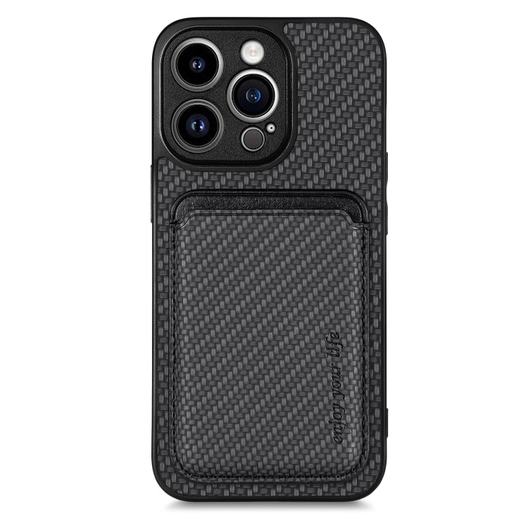 Carbon Fiber Leather Card Magsafe Magnetic Phone Case, For iPhone 12 Pro, For iPhone 12, For iPhone 13 Pro, For iPhone 6 / 6s